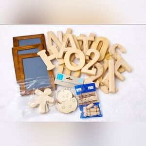 Misc Wood Craft Lot